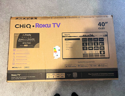 Chiq 40in led roku - led, 1080p