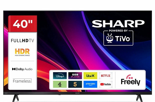 Sharp 40in full 1080p hdr - sharp,